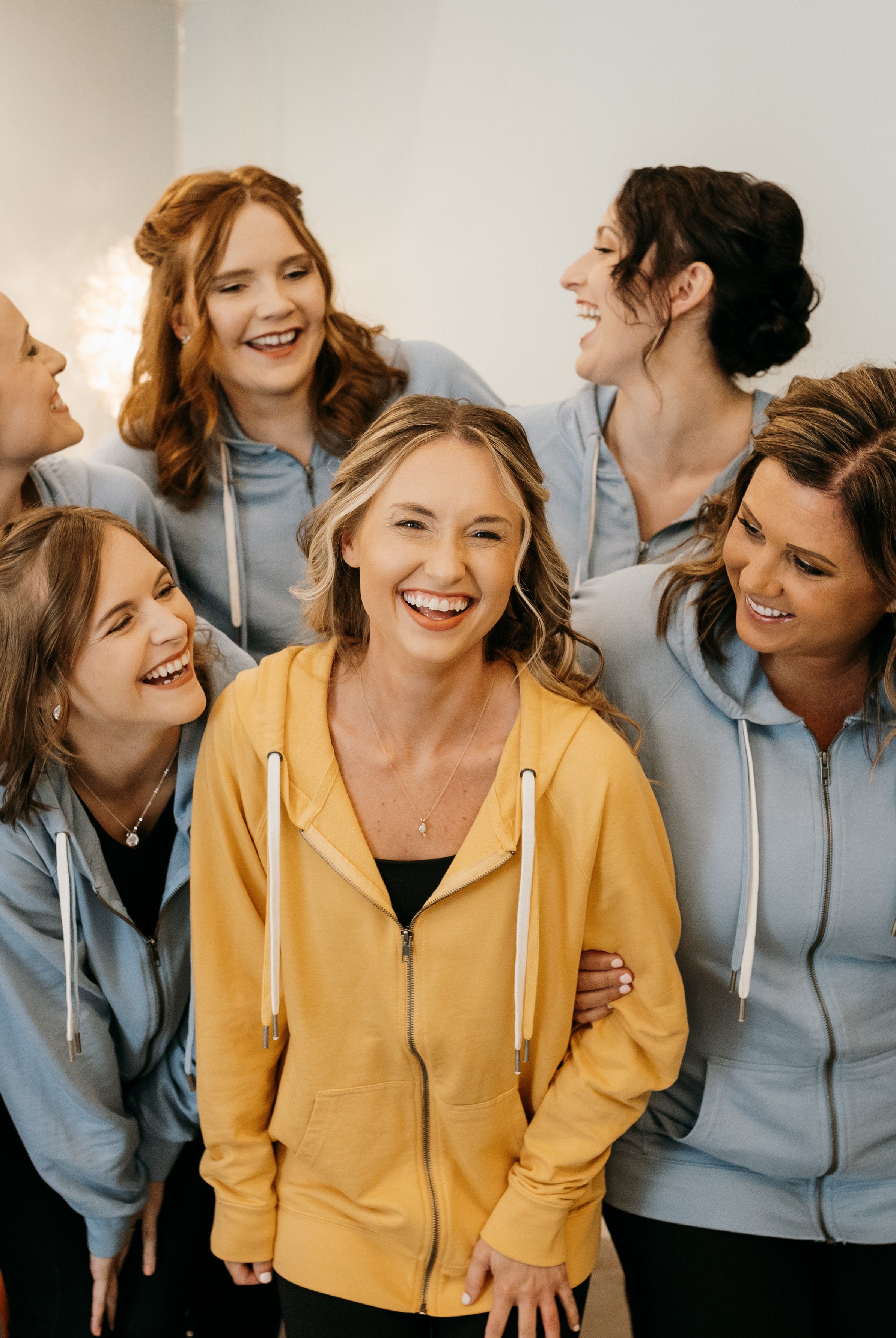 Bridal Party Embroidered Zip-Ups wedding party
