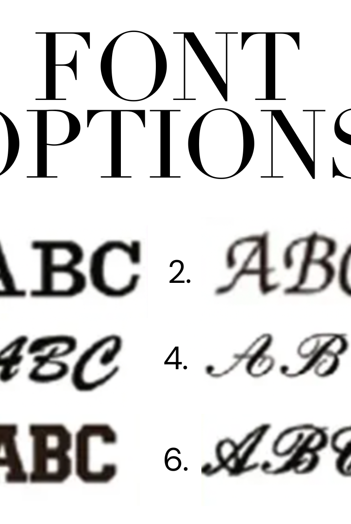 Font options