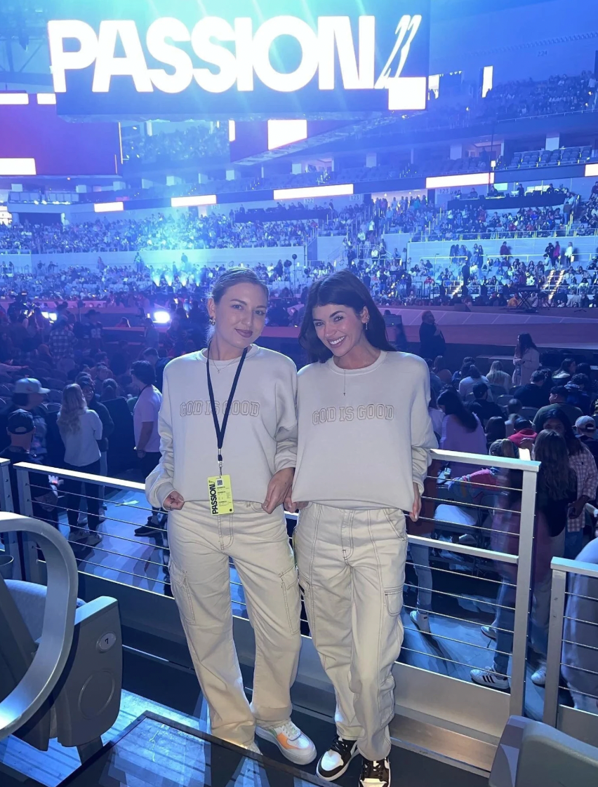 God is Good Embroidered Crewnecks