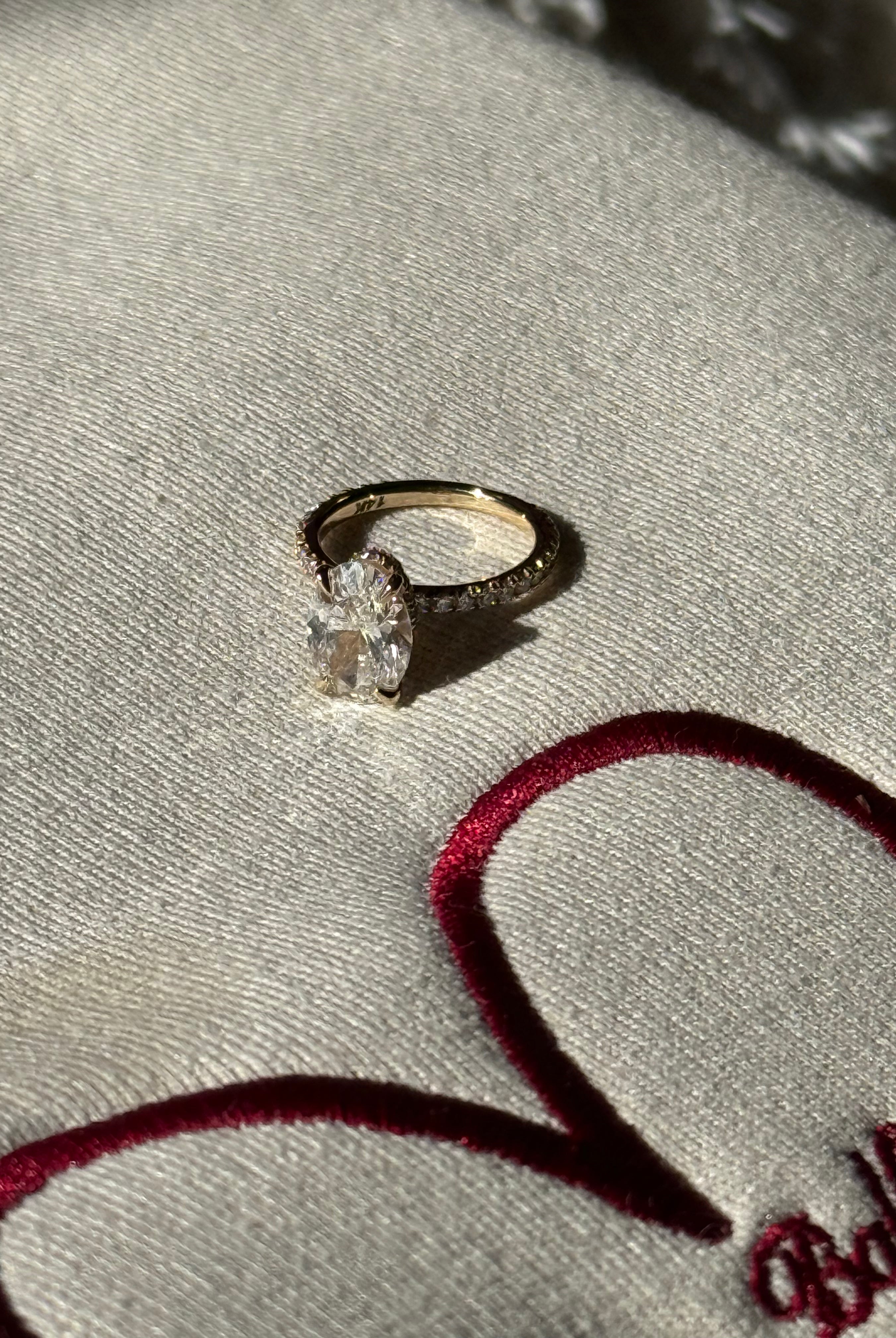 Going to the Chapel in Sand Embroidered Crewneck Details