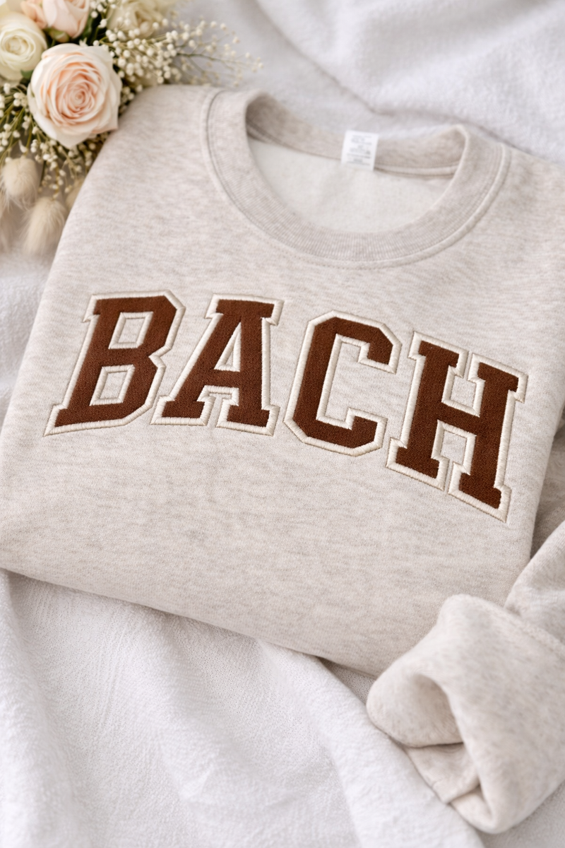 BACH & BRIDE Embroidered Sweatshirt