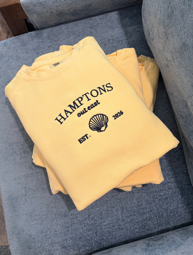 Custom Comfort Colors Embroidered Crewneck