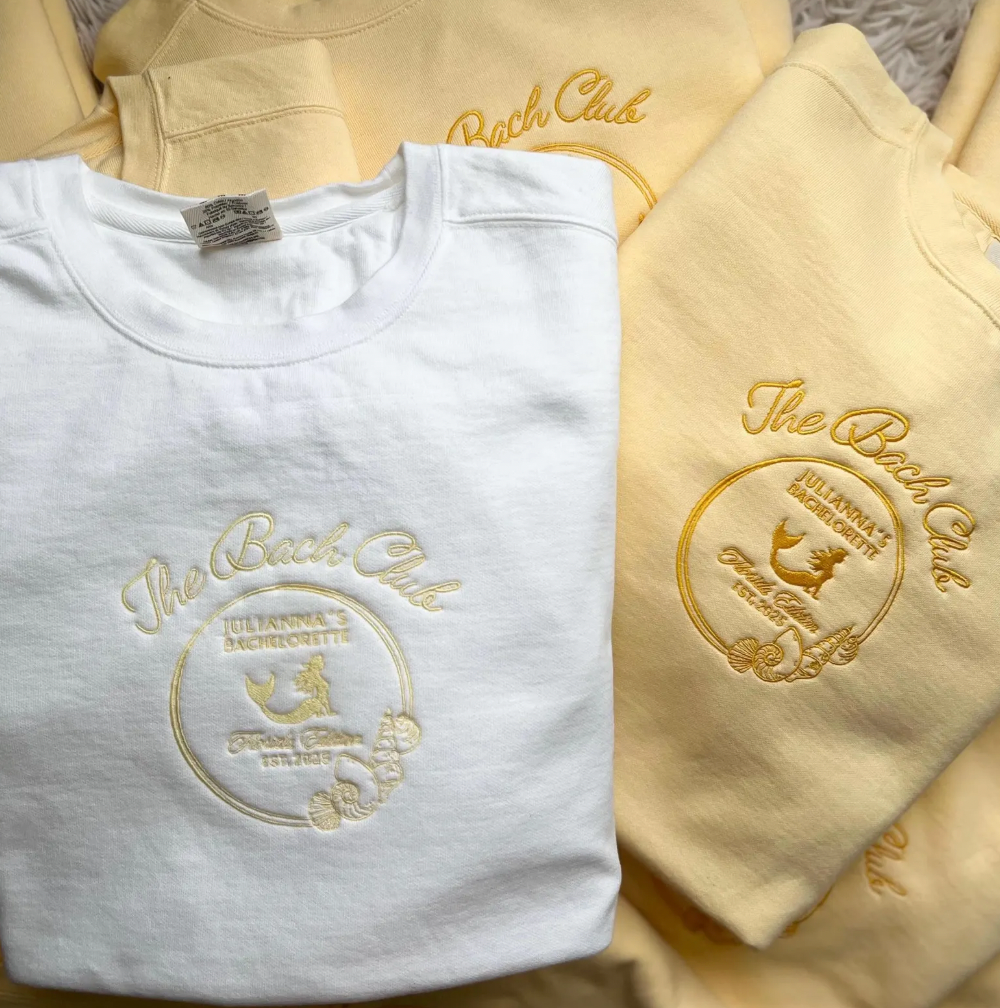 Custom Comfort Colors Embroidered Crewnecks