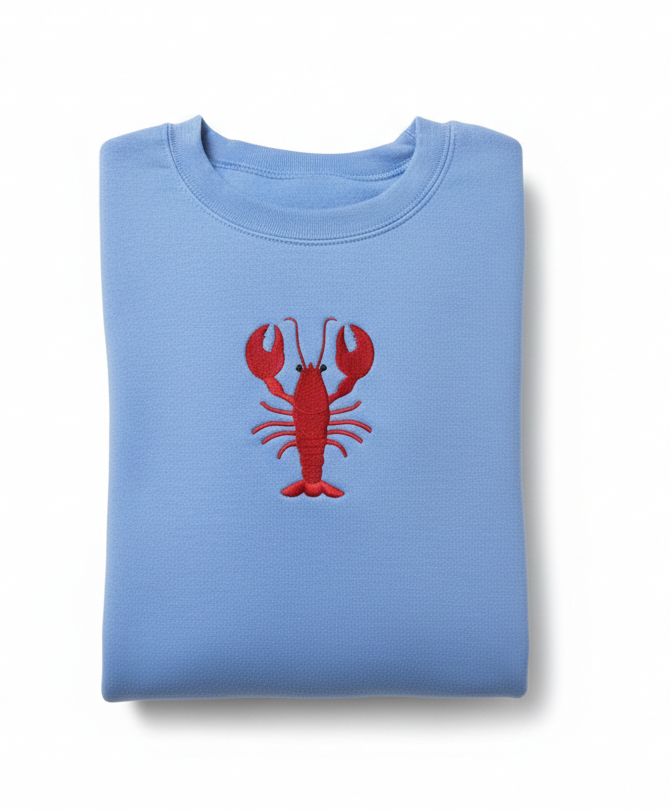 Lobster Embroidered Sweatshirt