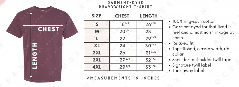 Measurement Chart