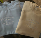 Sail Away: Custom Embroidered Sailboat Sweatshirts displayed