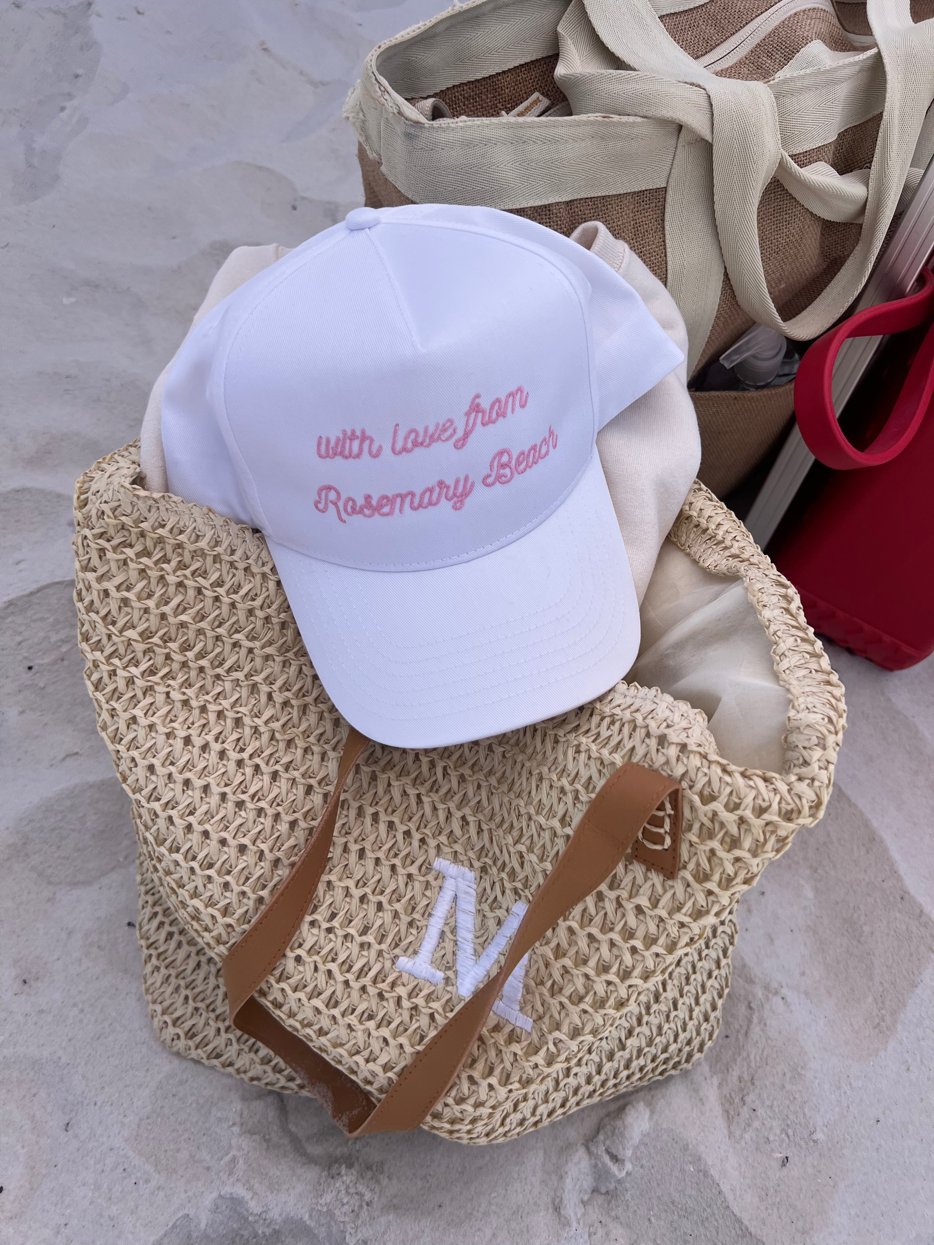 With Love From  Hat at beach