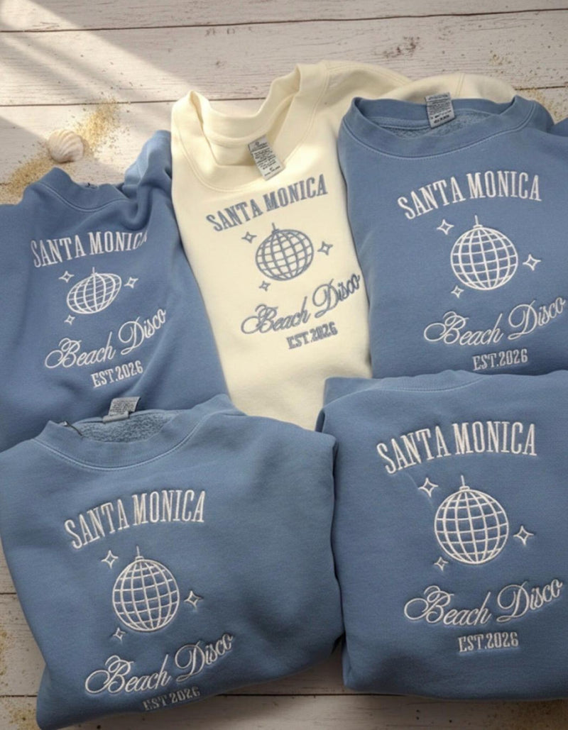 High-Quality Embroidered Bridal Party Sweatshirts